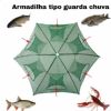 Covo Armadilha Para Camarão Lambari 6 Bocas Guarda Chuva